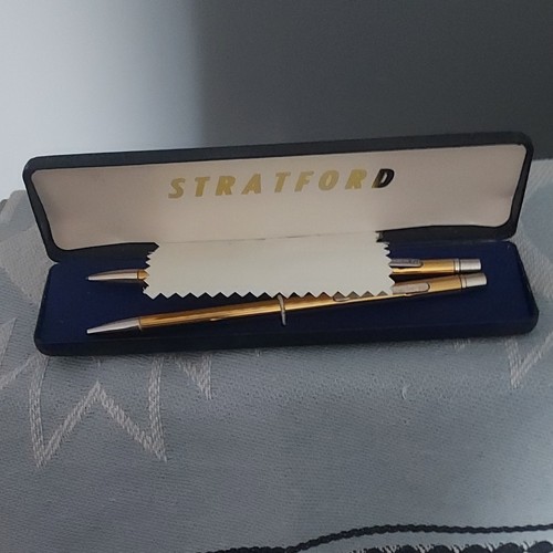 Stratford gold tone pen - stratford,