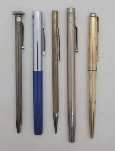 Lot vintage writing - of, 5