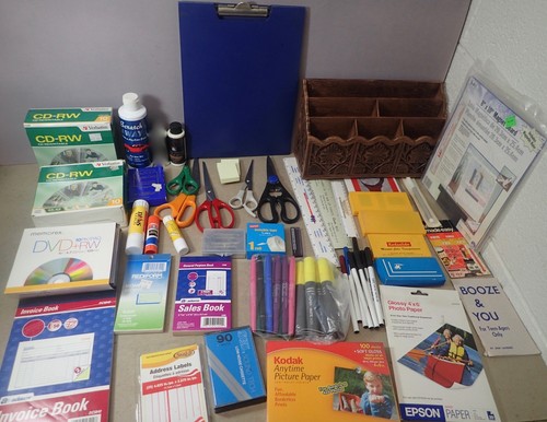 Lot vintage office supplies - lot,