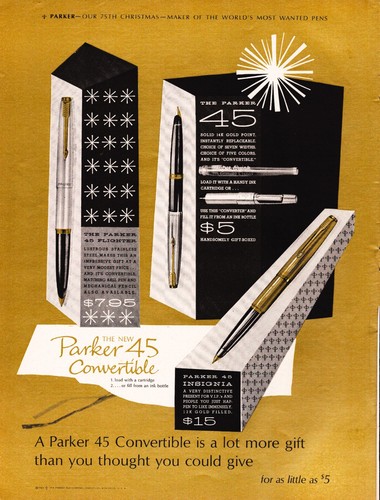 1963 parker convertible pen - parker,